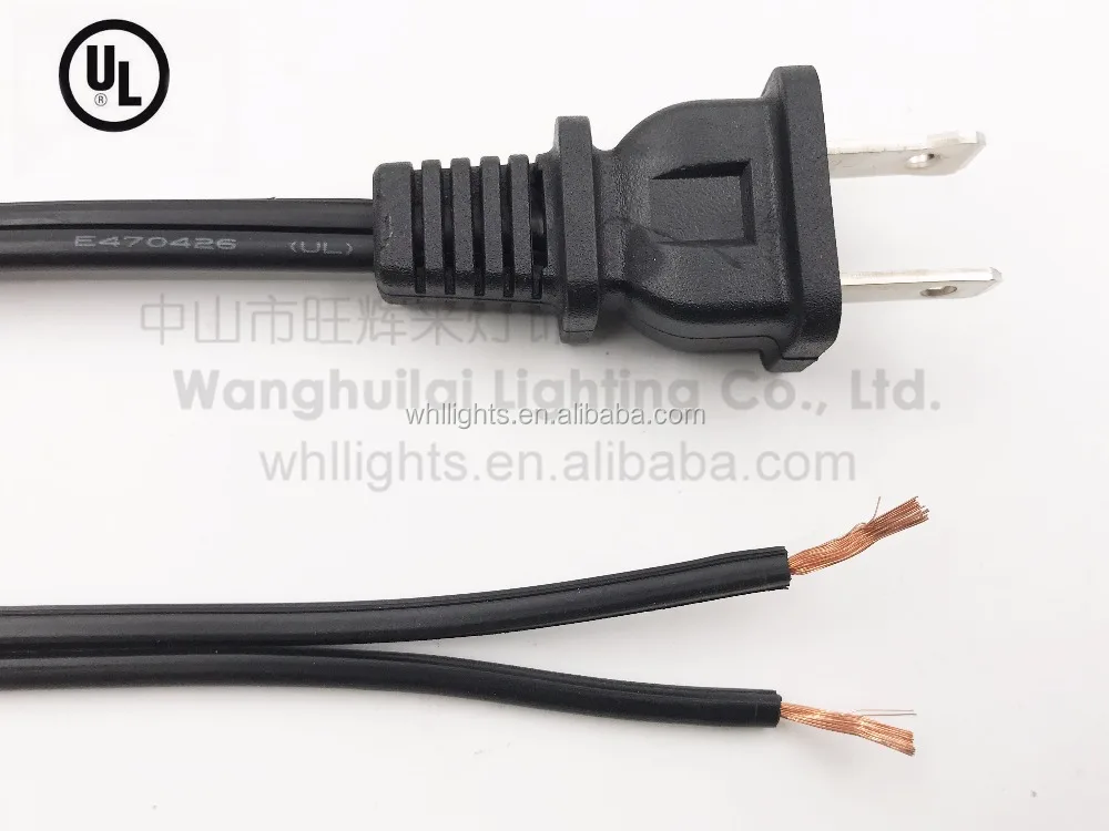 
UL e26 salt lamp ac power cord pendant lamp cord set with plug 