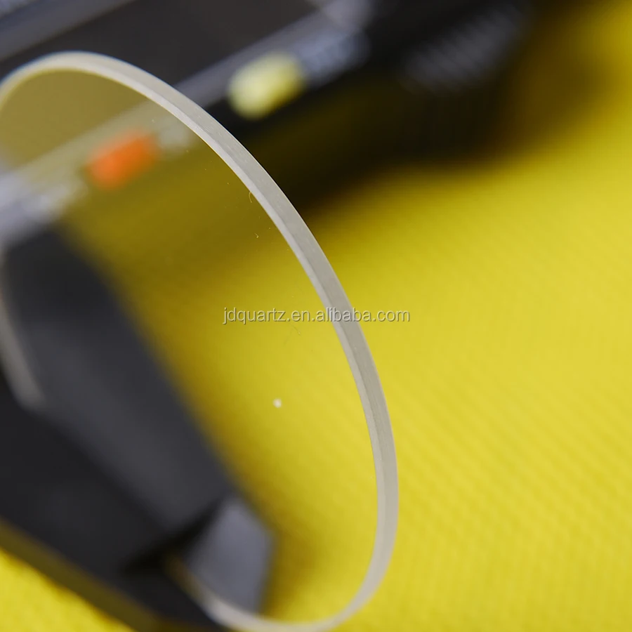 JINGDIAN Optical grade circle quartz glass lens