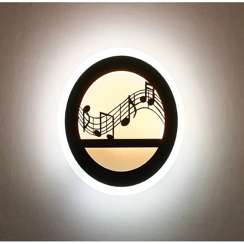 Street lamp human induction LED wall lamp outdoor waterproof courtyard outdoor indoor home lighting night light