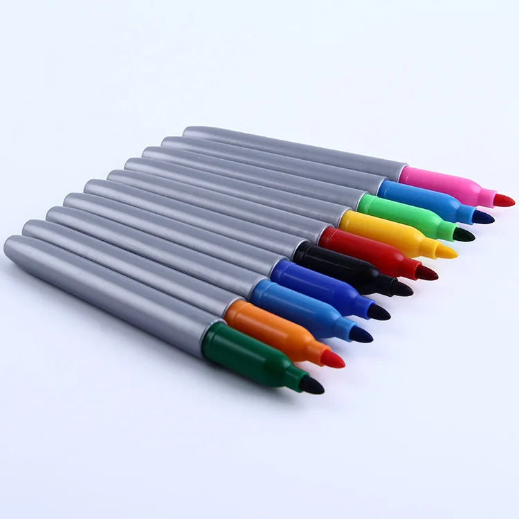 Oil Based Black ink Permanent marker pen,wholesale empty marker