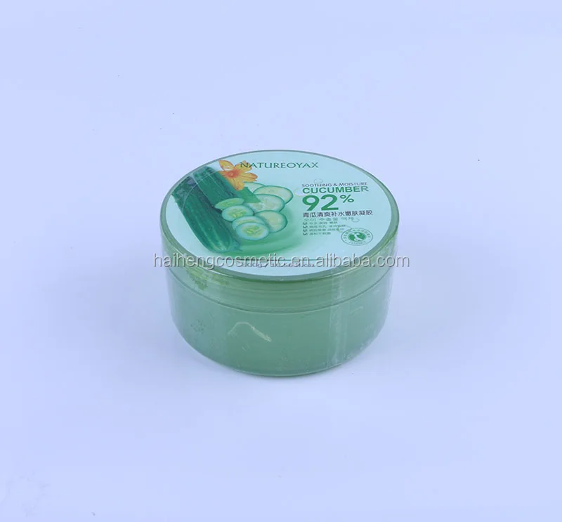 
300g OEM OBM ODM cucumber snail aloe vera soothing face gel 
