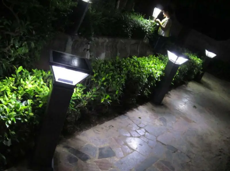 Светильник для дома на солнечной батарее, винтажный светодиодный светильник для дорожек, двора