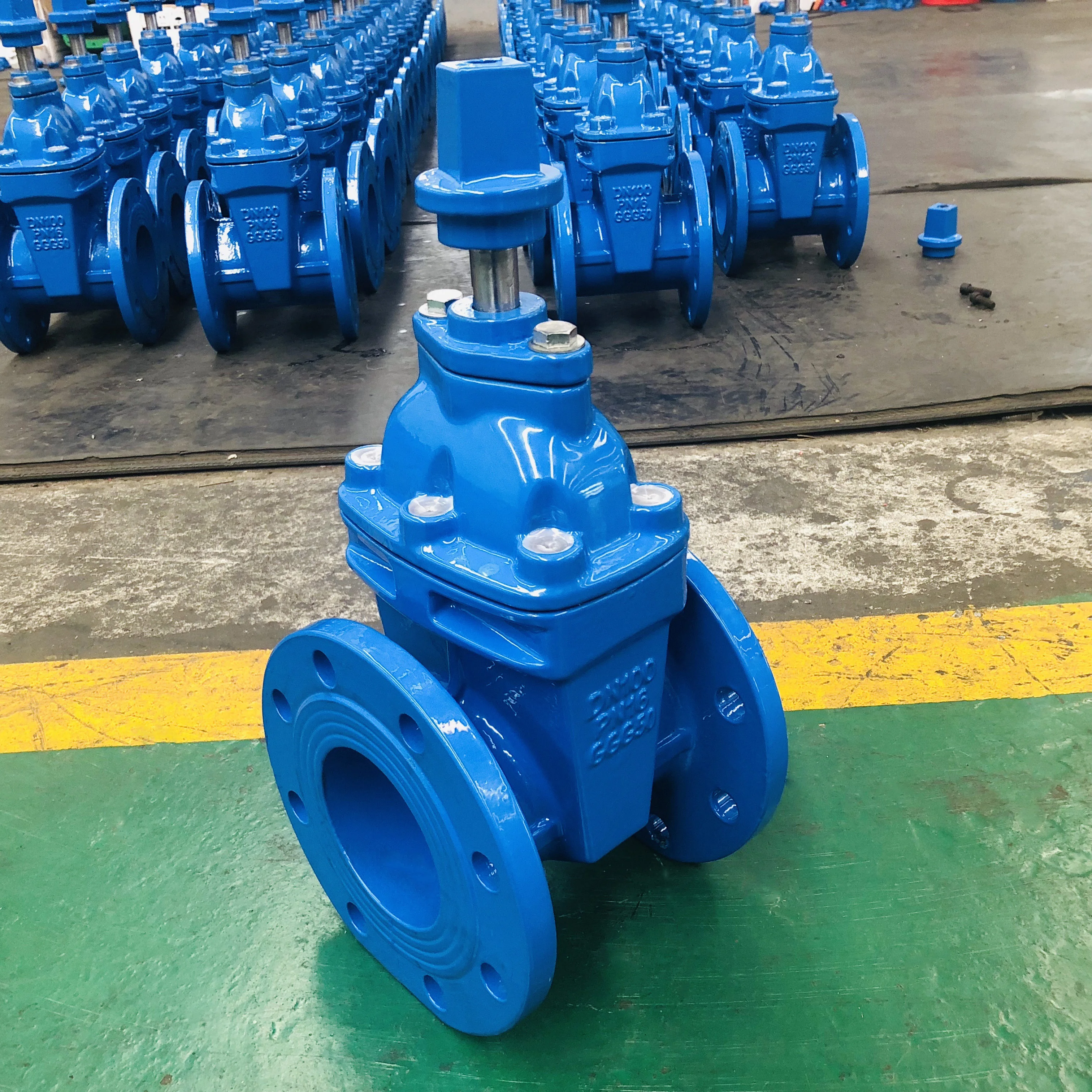 Underground Square Head Flange Sluice Gate Valve