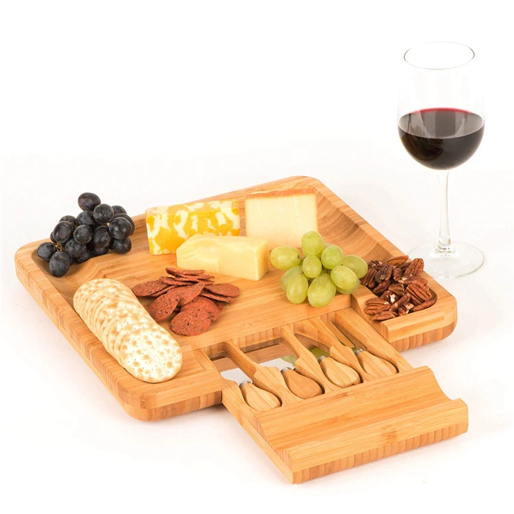 High Quality Serving Tray Bamboo cheap Large board cheese
