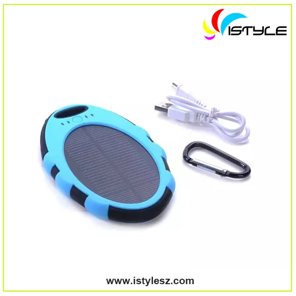 2015 Best Selling Super Fast Portable Mobile Phone Charger, 5000mAh Solar Charger