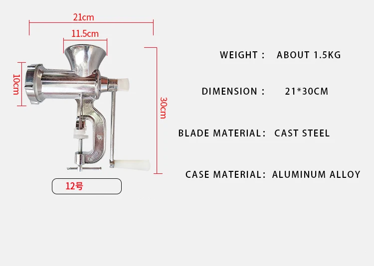 Manual meat grinder,Save time and effort
