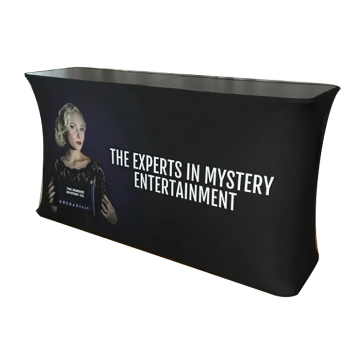 
High quality trade show aluminum foldable pop up portable advertising promotion counter display 