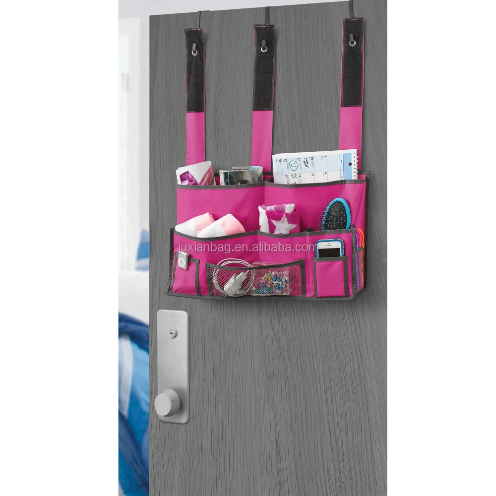 
Bedside storage caddy Hanging Organizer Storage bag in Black 