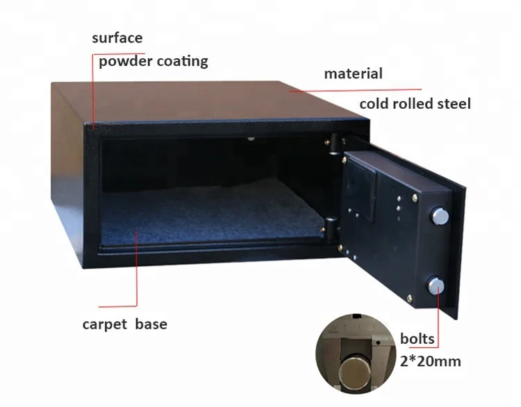 
Electronic Digital Lock Hotel Home Money Cash Safe Box 