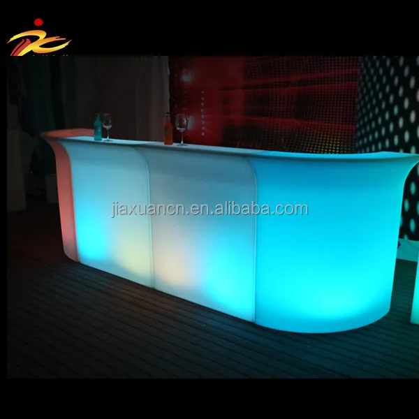 
CE&ROHS PE plastic light up portable bar counter/led bar furniture for bar,party ects 