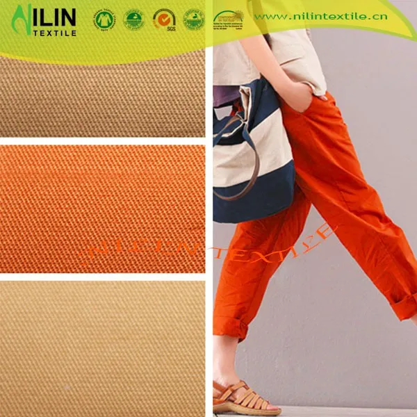 Combed cotton fabric trouser material fabric