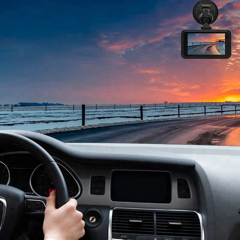 NEW Private Design real 1080P dvr car camera T622 with 3.0 IPS display starlight night vision dual lens driving recorder