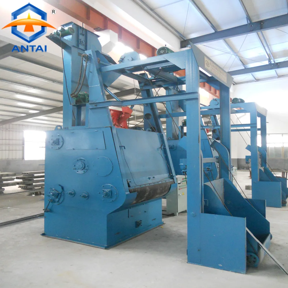 Дробемёт барабанного типа с резиновым транспортером