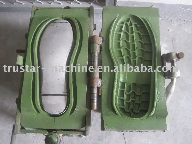 Pu injection mould for making soles and shoes