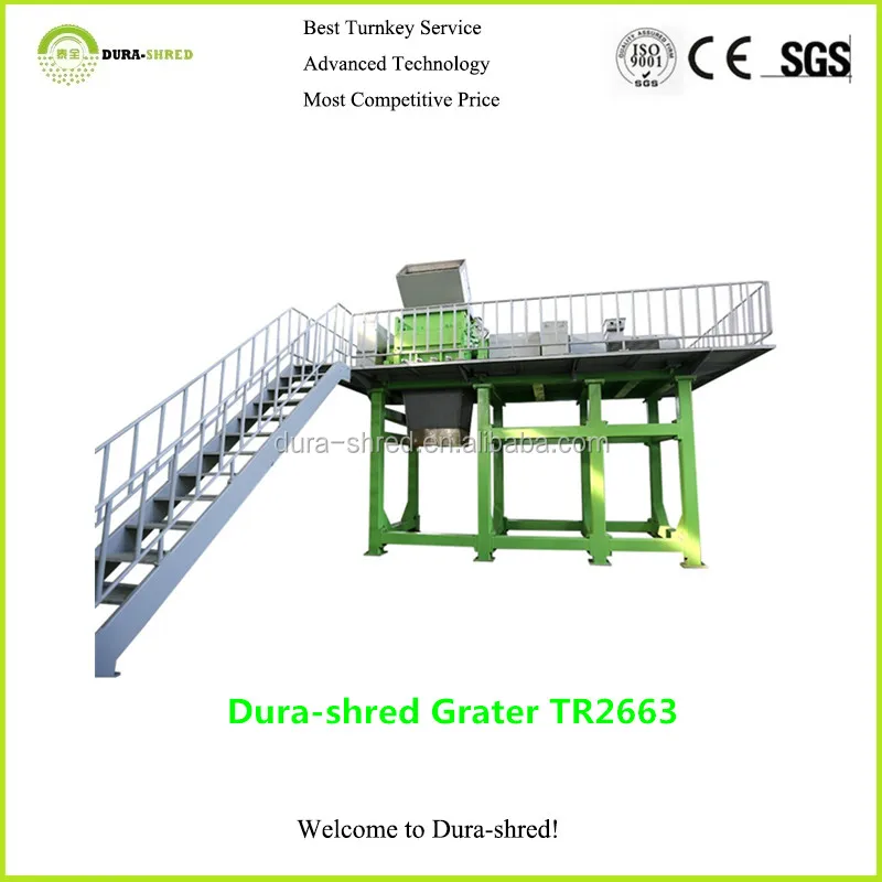 Grater Rasper Dura-shred Fully Automatic Truck Tyre Vulcanization Comminution Machine Tire Recycling Machine New Product 2023