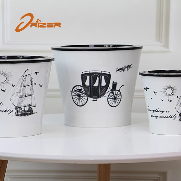 New arrival product self watering plant flower pot for indoor pot for flower plant