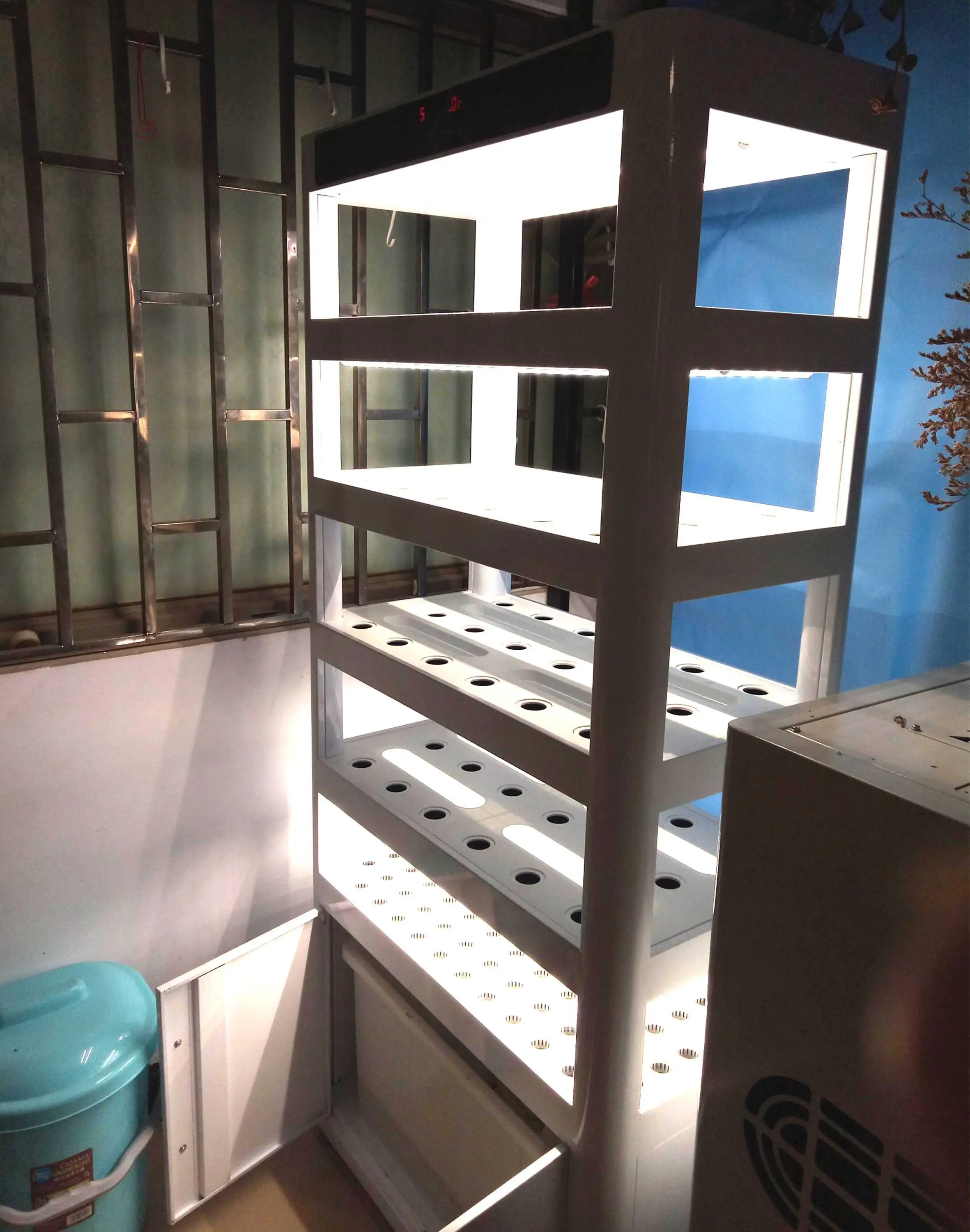 Indoor Aquaponic Hydroponic Growing Systems Vegetables Tower Home Garden