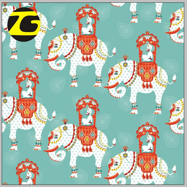 
Shaoxing textile custom digital print polyester jersey 2x2 rib knit fabric women apparel 