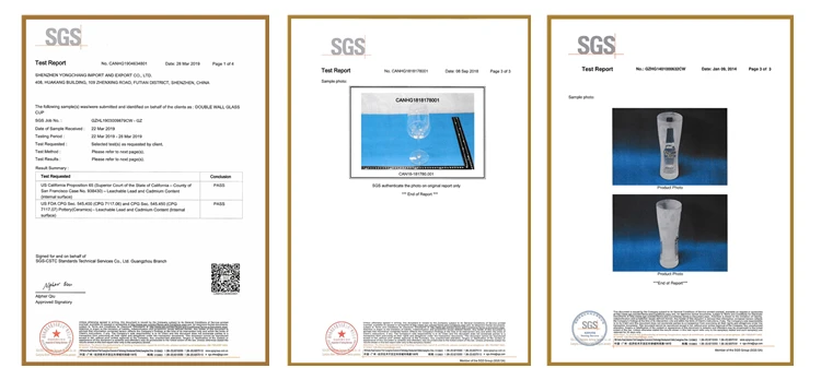 drinkware test report