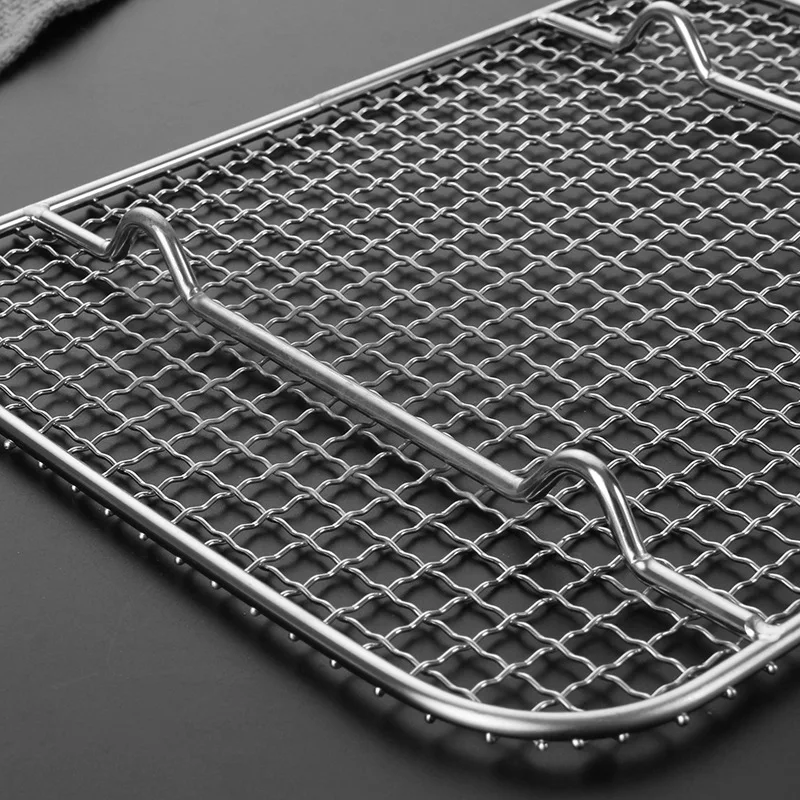 
Stainless Steel Cooling Rack Wire Grate Fit Half Sheet Pan,use at Smoking, Baking,BBQ,Drying Rusty Proof Steel Wire Mesh Net 