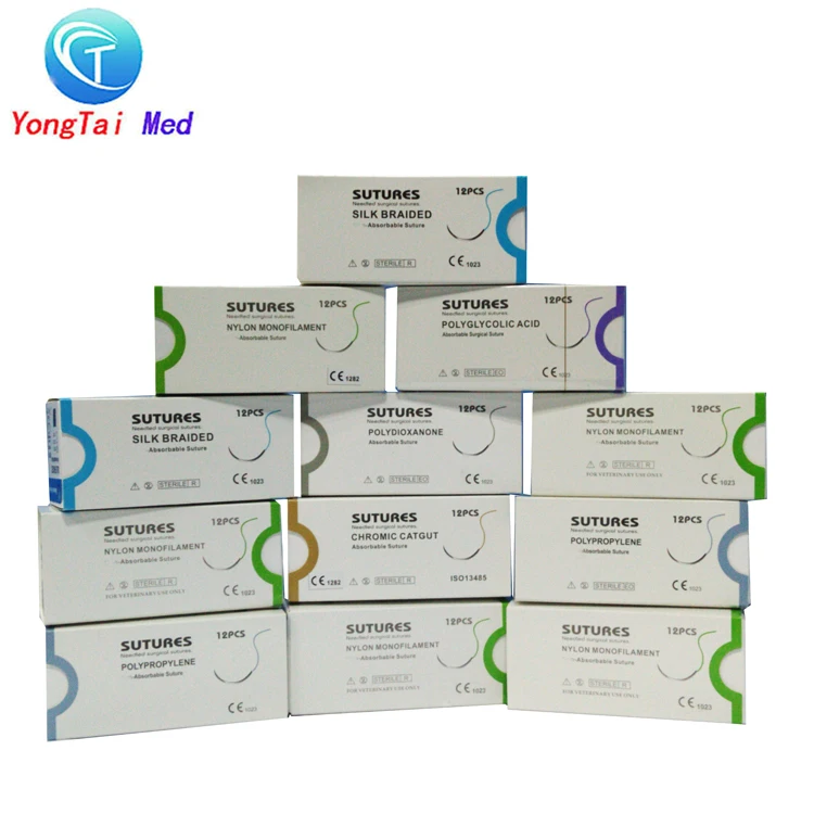 
Professional manufacturer supply medical nonabsorbable suture polypropylene surgical suture thread 