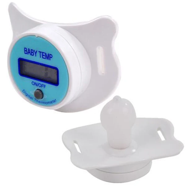 Health Monitors Baby Nipple Thermometer Termometro Baby Pacifier LCD Digital Mouth Nipple Pacifier Chupeta Termometro Testa