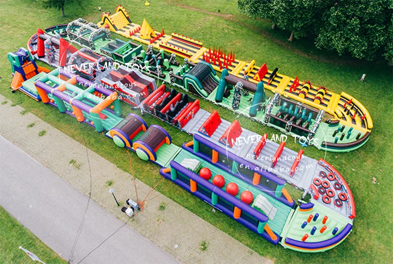 
Crazy game inflatable 5k obstacle course,adult inflatable obstacle course for sale 