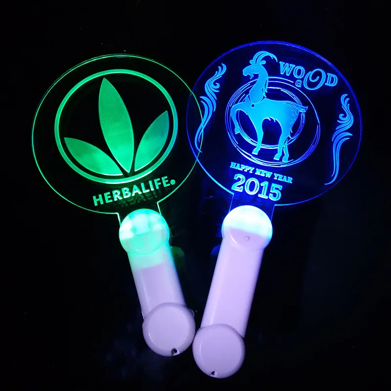 
2019 customized logo led flashing stick, concert light stick 