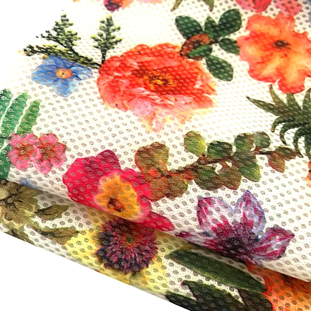 Полиэфирная трафаретная печать рюкзак отверстие сетки вязаная ткань Джерси для верха обуви