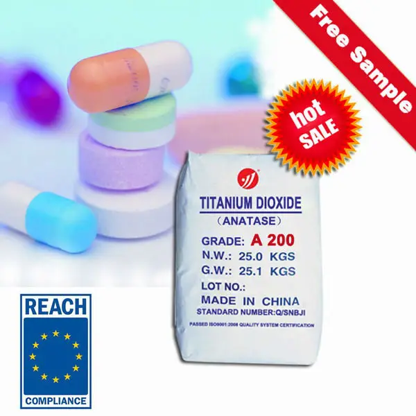food quality tio2 a200 for medicine