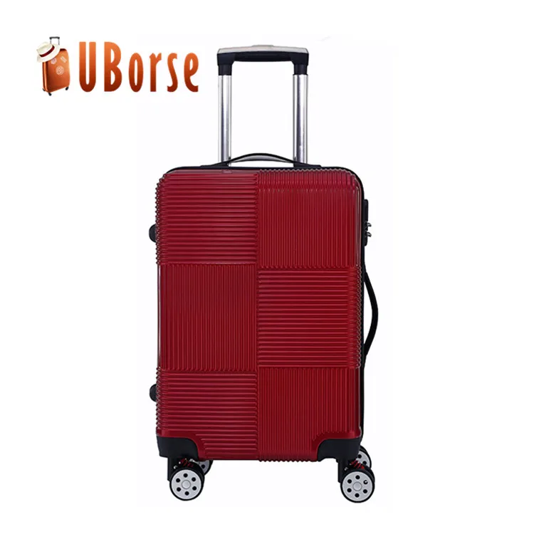 
20' 24' 28' suitcase , luxury leisure striped trolley luggage , ABS baggage , PC koffer , hard shell valise 