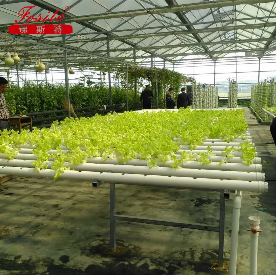 pvc hydroponic square tube for greenhouse/Plastic Hydroponic tube for planting vegetable