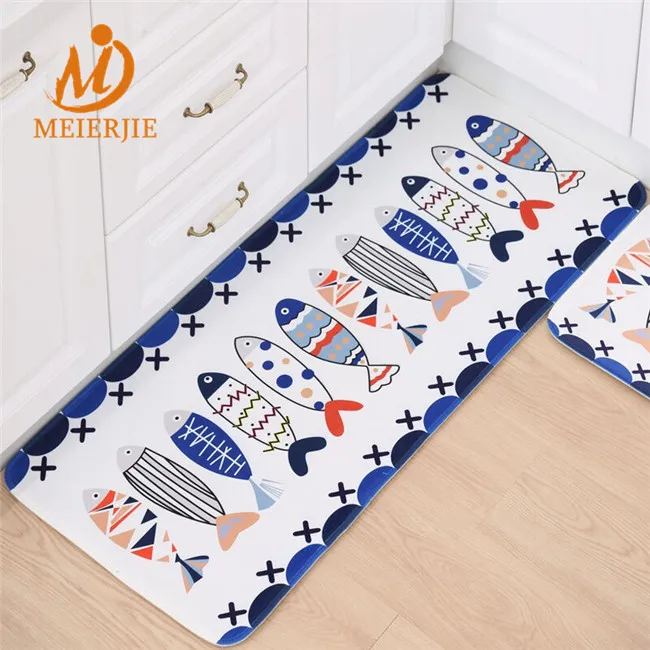 door mat with pvc backing,waterproof bath mat PVC anti fatigue kitchen mat