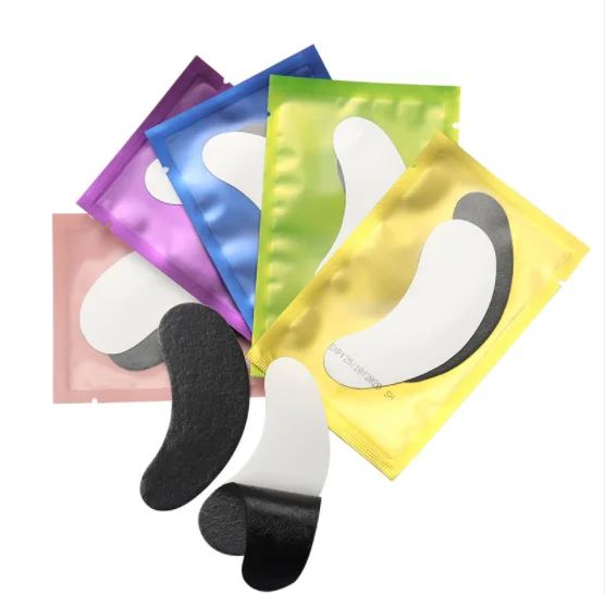 Private Label Eyelash Extension Black Under Eye Pads Eye Gel Patch