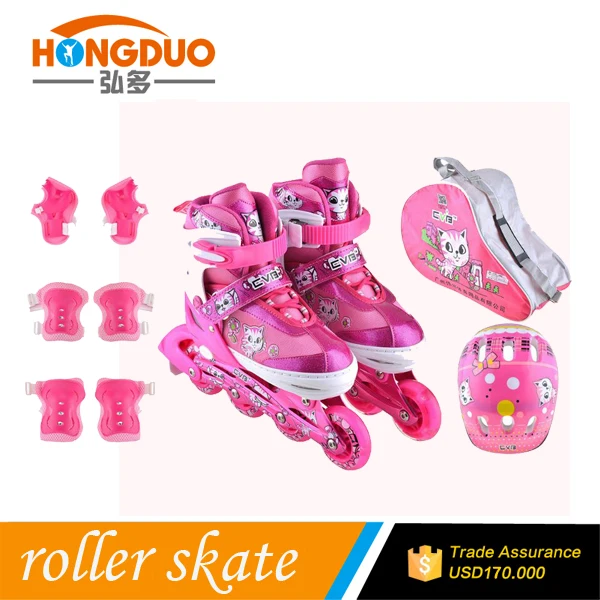 Full Lights Wheels Roller Skates Kits