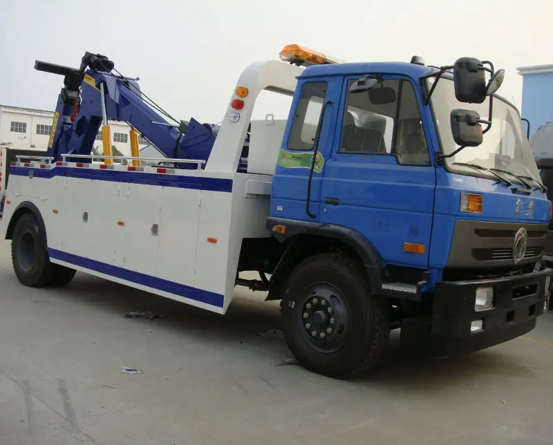 dongfeng 6 wheels under lift wrecker tow truck 180HP