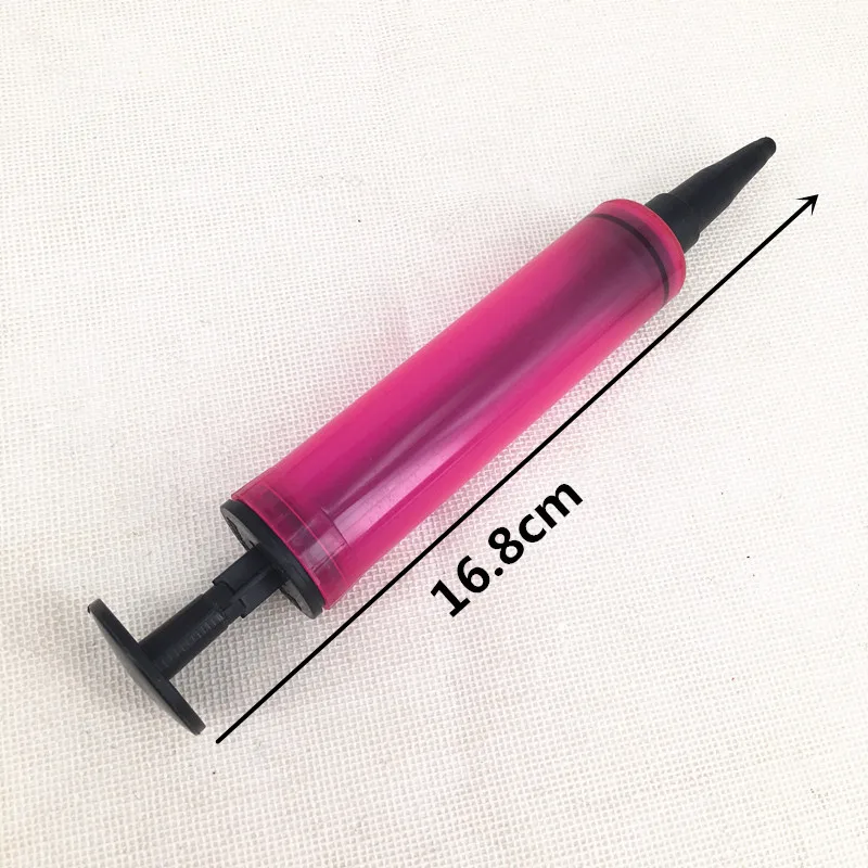 Mini Plastic Balloon Pump Hand Held Ball Party Balloon Inflator Air Pump Portable Useful Balloon Decoration Tools