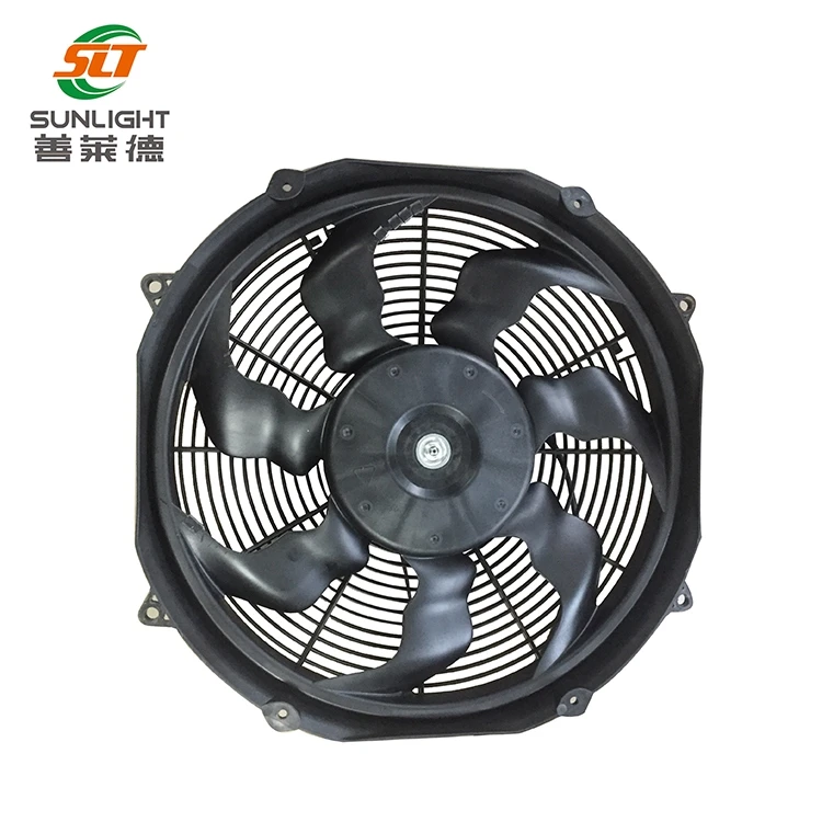 320mm 12V suction dc brushless  radiator cooling fan for the Heat exchanger