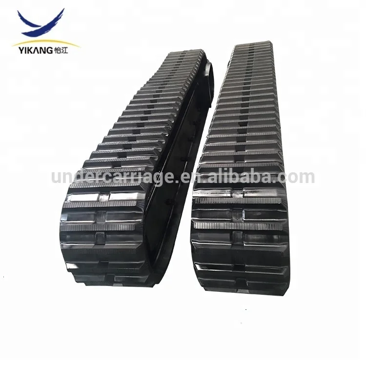 Hot-sale  crane machine chassis parts crawler undercarriage with rubber track