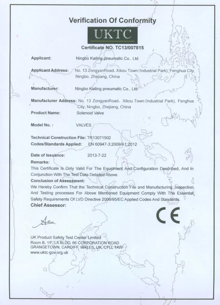 Low Cost Hot Type 2W Series 24V Solenoid Valves for Gas