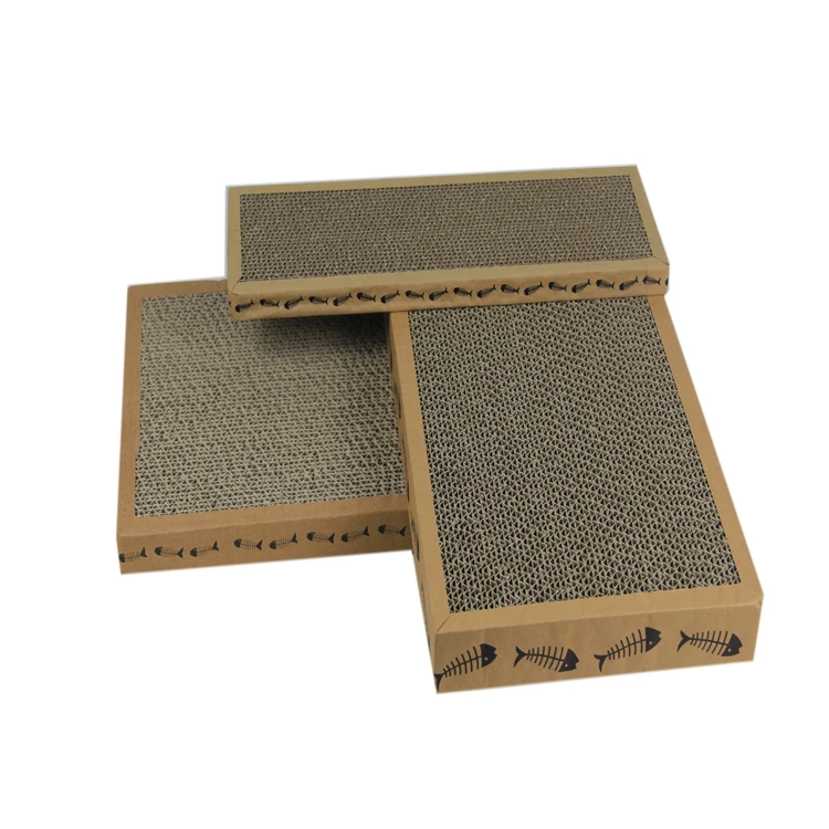 corrugated cute cat toy cardboard cat scratcher
