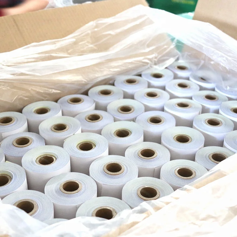 
2021 Factory wholesale carbonless copy paper printing custom thermal receipt paper color printing cash register paper 