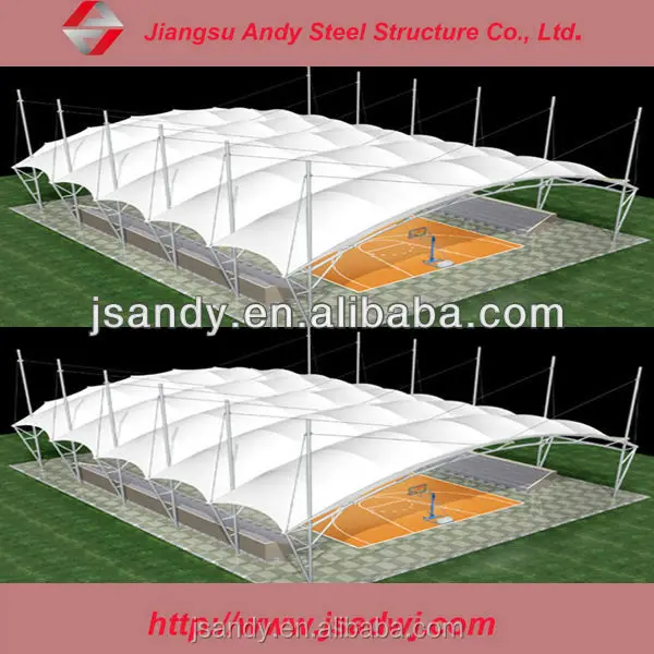 
Hot Sale! New Product Waterproof Building Roof Cover Tensile Membrane Structure 