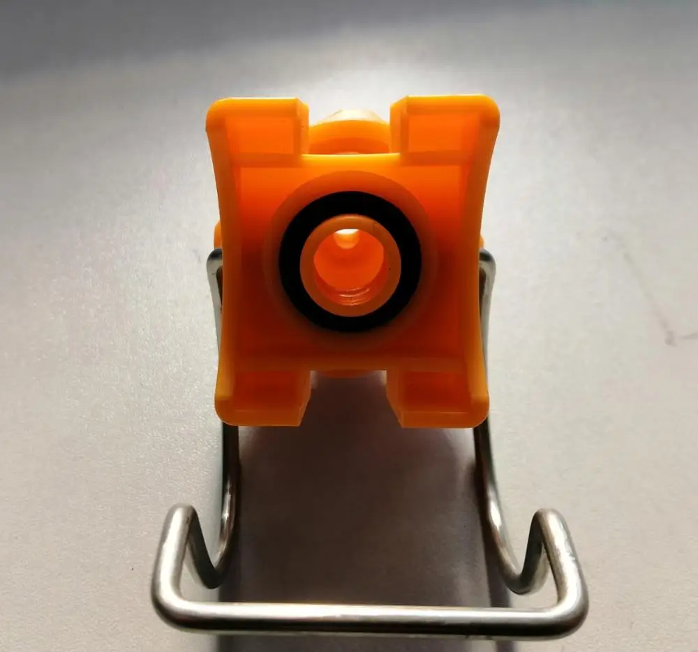 PP plastic clip nozzle Industrial spray cleaning Clamp flat fan