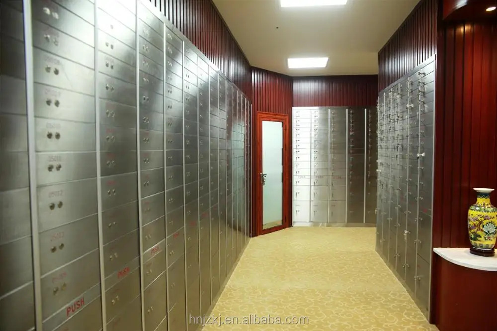 Bank safe deposit box Top quality OEM Hotel hot rolling sheet deposit money safe box locker Jinzheng safe