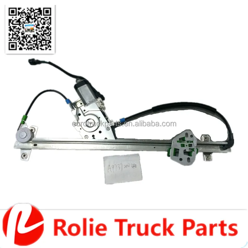 Right and left A9737200346 A9737200446 heavy duty truck electric window regulator assembly with engine