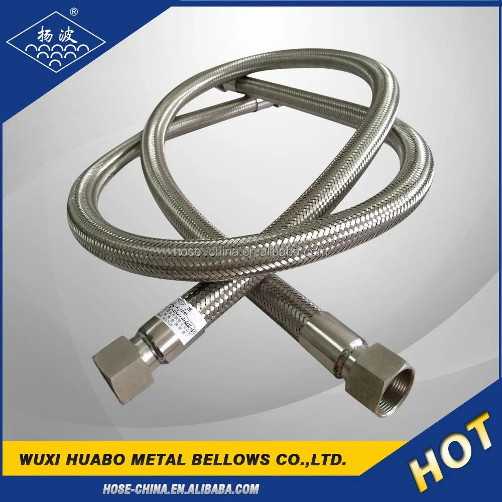 
Good Quality Metal Flexible 6 inches Hose For Bathroom and industry 
