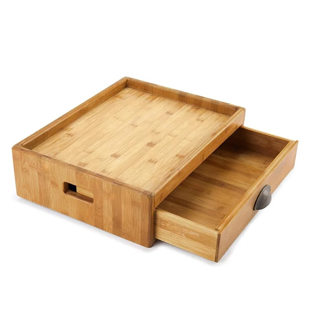 2021 new products Good wooden tray cutlery silverware tray