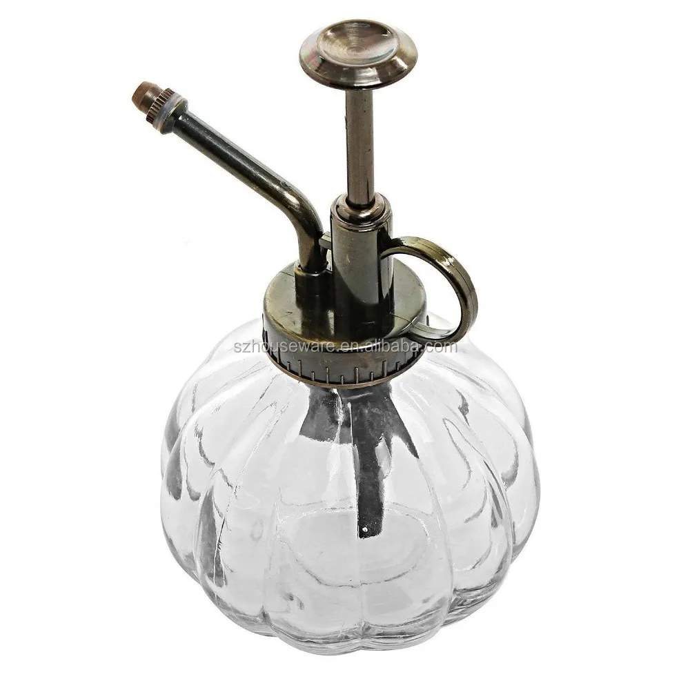 Manufacturers supply custom vintage pumpkin shape glass trumpet watering can, watering gardening tools