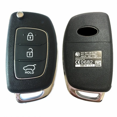 CN020050 Remote  IX35 remote key CE0682 95430-2S750 OKA-865T (LM FL-TP) with 3 button 433 Mhz